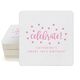 Confetti Dots Celebrate Square Coasters Image 11 of 16