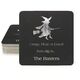 Flying Witch Square Coasters Image 2 of 2