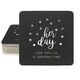 Confetti Dots Her Day Square Coasters Image 2 of 3