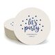 Confetti Dots Let's Party Round Coasters Image 3 of 5