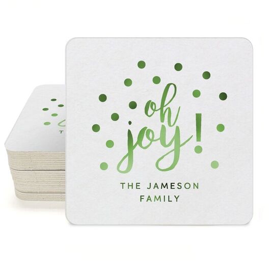 Confetti Dots Oh Joy Square Coasters