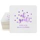 Confetti Dots Oh Yeah! Square Coasters Image 4 of 4