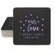 Confetti Dots Our Love Square Coasters Image 3 of 3