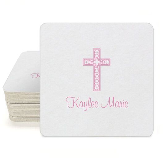 Cross Inspiration Square Coasters
