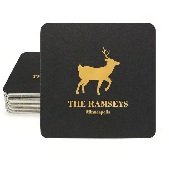 Deer Park Square Coasters