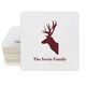 Deer Buck Square Coasters Image 3 of 3
