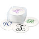 Design Your Own Single Initial Round Coasters Image 1 of 2