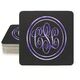 Double Circle Monogram Square Coasters Image 5 of 5