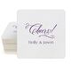 Elegant Cheers Square Coasters Image 1 of 7