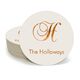Elegant Initial Round Coasters Image 2 of 5