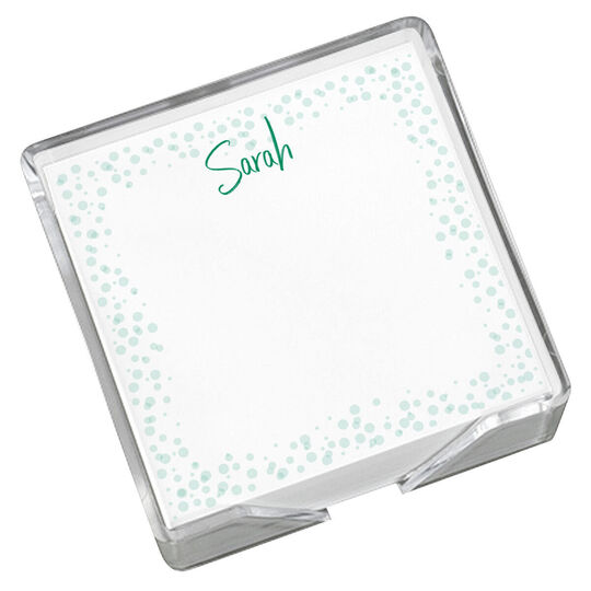 Effervescence Memo Square with Acrylic Holder