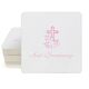 Floral Cross Square Coasters Image 1 of 3