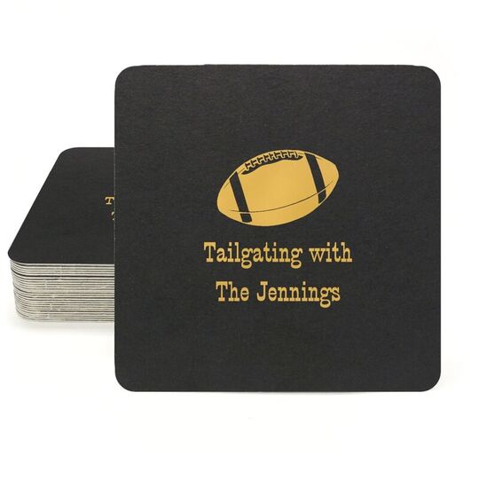 Football Square Coasters