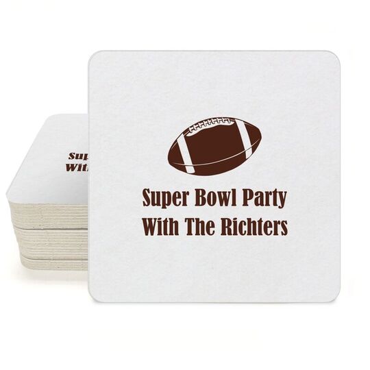 Football Square Coasters