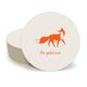 Fox Round Coasters Image 1 of 3