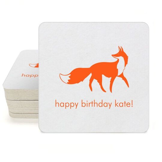 Fox Square Coasters