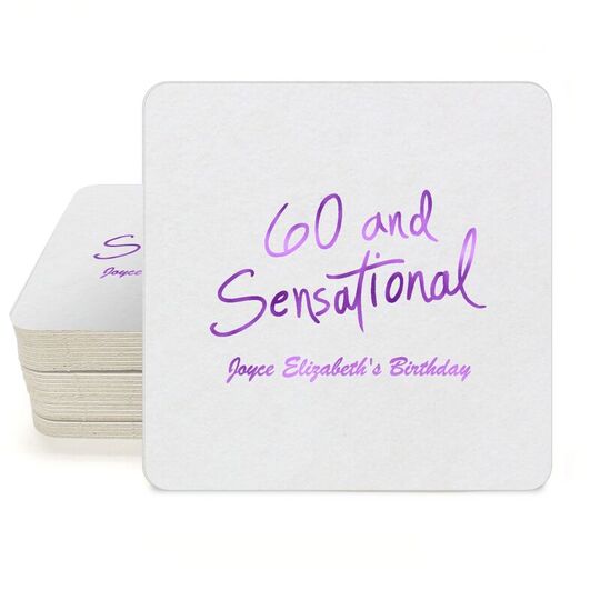 Fun 60 and Sensational Square Coasters