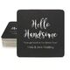 Hello Handsome Square Coasters Image 1 of 2