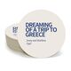 Vacation Dreams Round Coasters Image 1 of 5