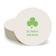 Three Leaf Shamrock Round Coasters Image 2 of 2