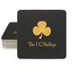 Three Leaf Shamrock Square Coasters Image 1 of 2
