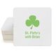 Three Leaf Shamrock Square Coasters Image 2 of 2