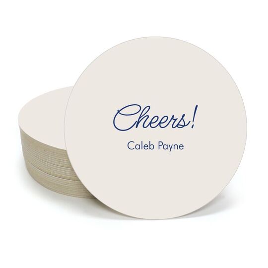 Sweet Cheers Round Coasters