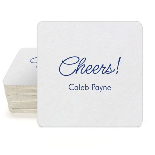 Sweet Cheers Square Coasters