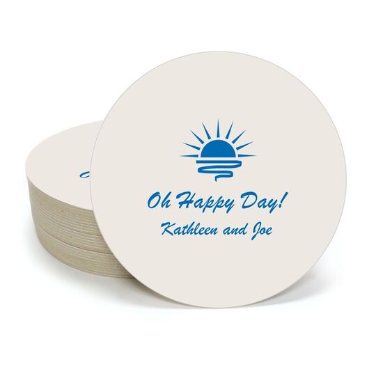 Sunrise Round Coasters
