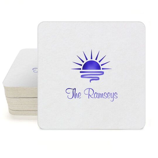 Sunrise Square Coasters