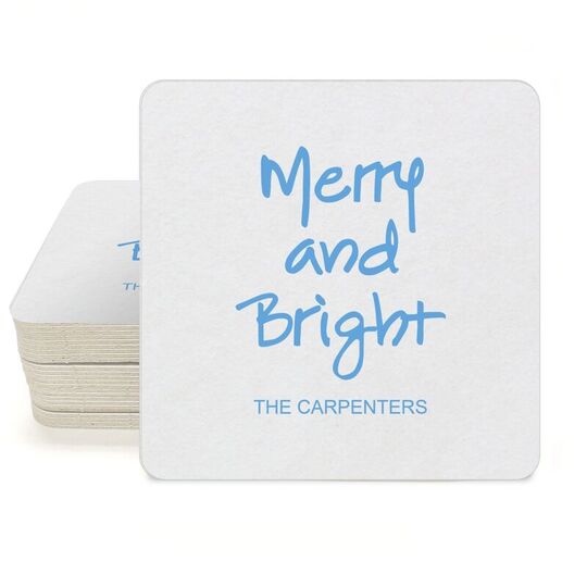 Studio Merry and Bright Square Coasters
