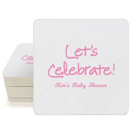 Studio Let's Celebrate Square Coasters