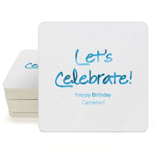 Studio Let's Celebrate Square Coasters