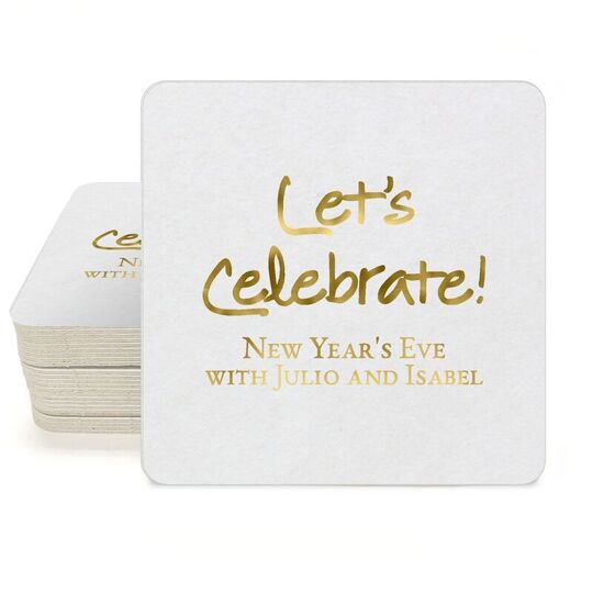Studio Let's Celebrate Square Coasters