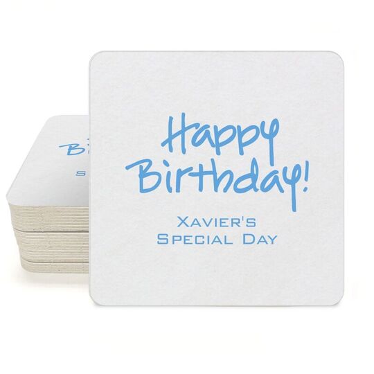 Studio Happy Birthday Square Coasters