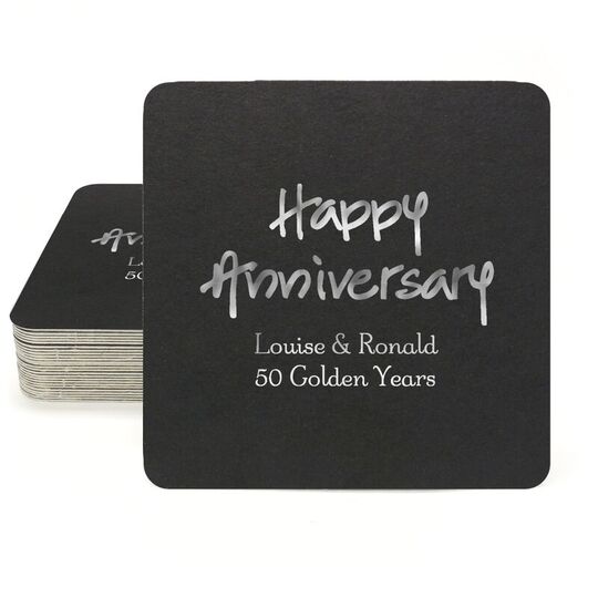 Studio Happy Anniversary Square Coasters