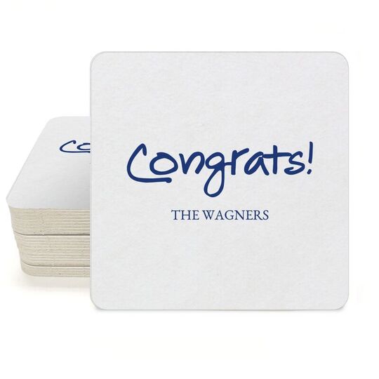 Studio Congrats Square Coasters