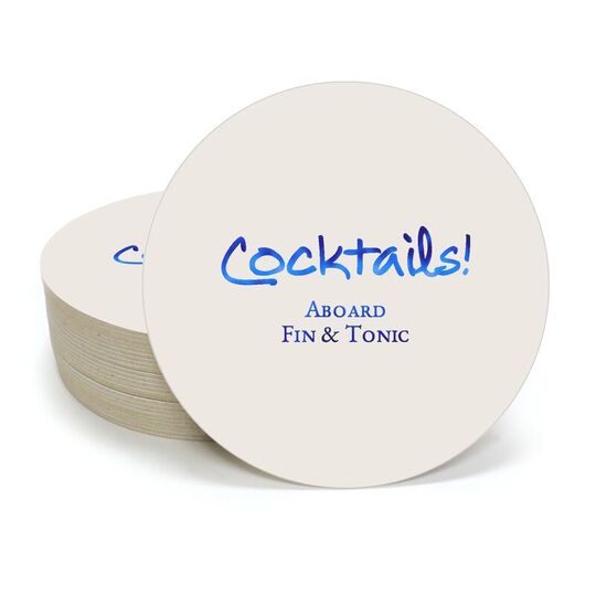 Studio Cocktails Round Coasters