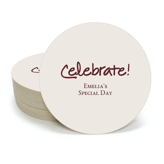 Studio Celebrate Round Coasters