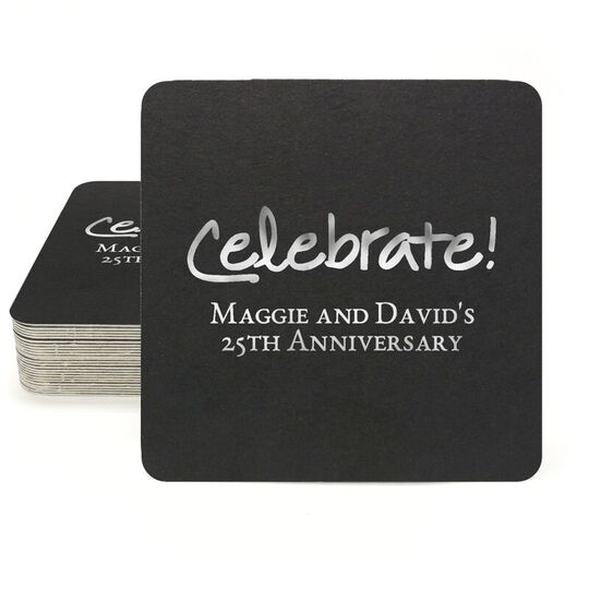 Studio Celebrate Square Coasters