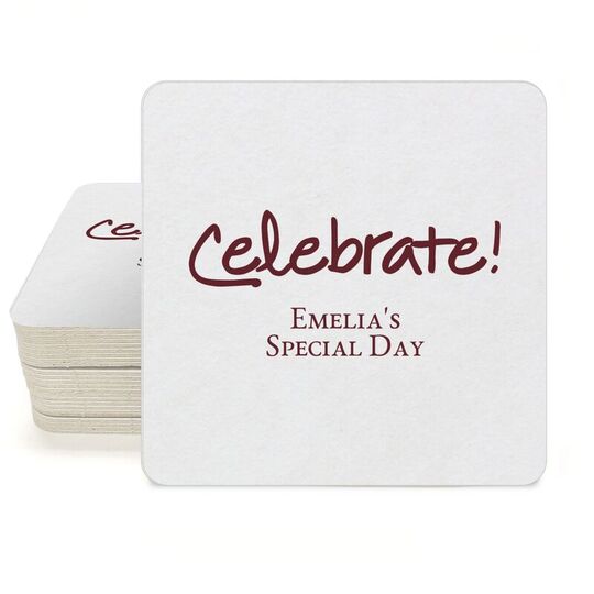 Studio Celebrate Square Coasters