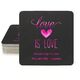 Love is Love Square Coasters Image 1 of 3