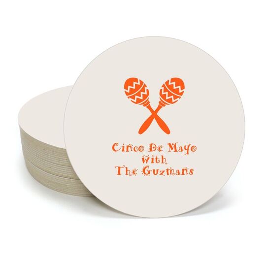 Maracas Round Coasters