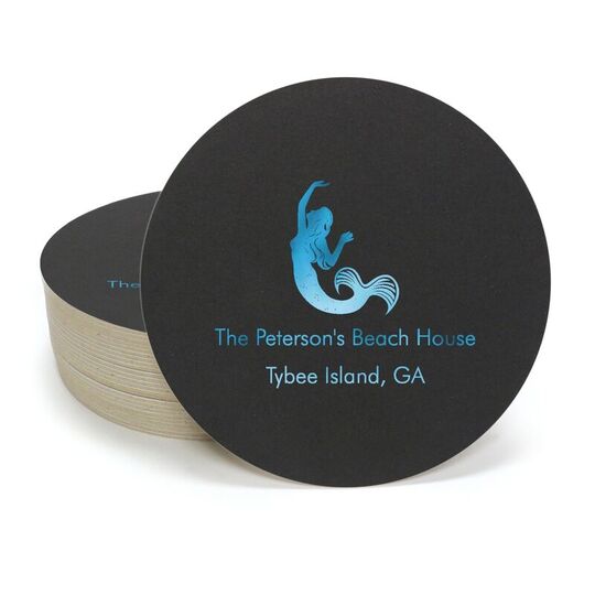 Mermaid Round Coasters