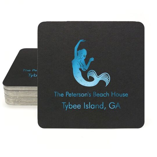 Mermaid Square Coasters