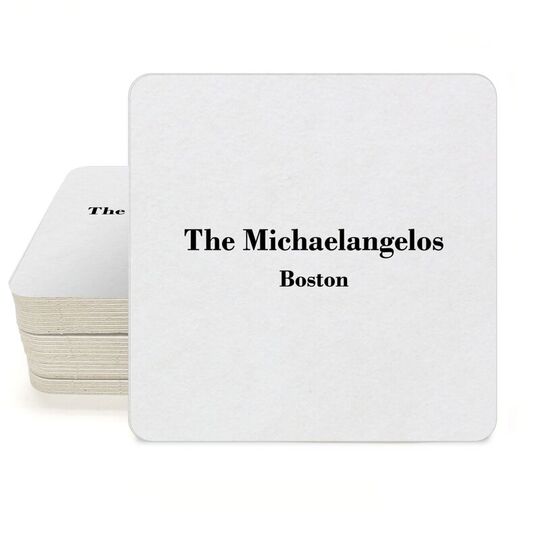 Michaelangelo Square Coasters