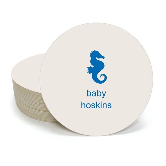 Seahorse Round Coasters