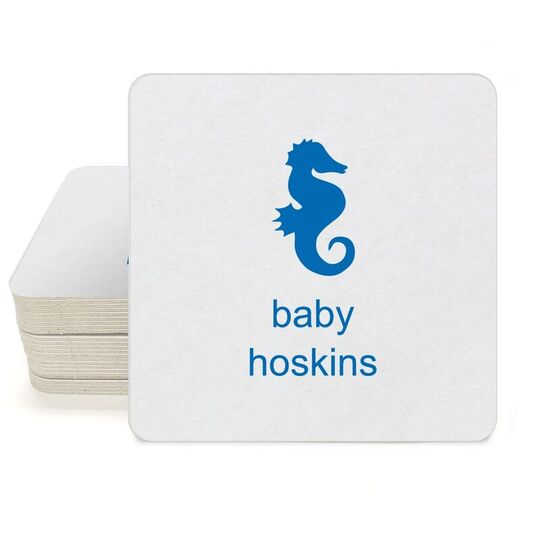 Seahorse Square Coasters