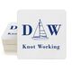 Sailboat Initials Square Coasters Image 1 of 2