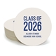 Proud Class of Graduation Round Coasters Image 5 of 5